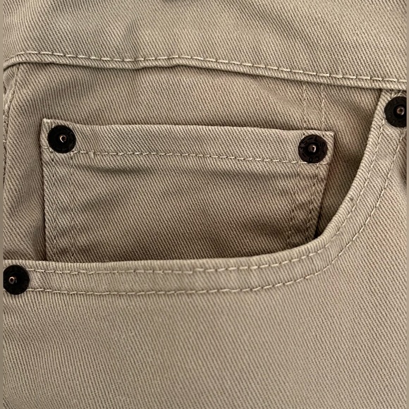 Mens Khaki Denim Levi Strauss & Co. Slim Fit 511 5 Pocket Jeans - Picture 4 of 6